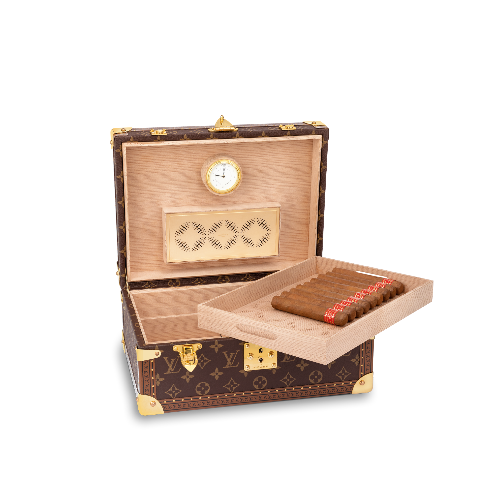 Coffret Cigares Monogram 帆布- 名牌硬箱及箱盒- M46251 棕色| LOUIS